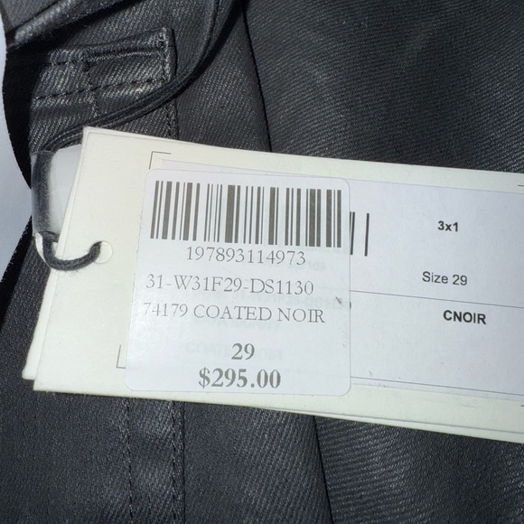 NWT 3x1 coated jeans, purchased at BG online, didn’t try on, too late to return - Picture 11 of 11